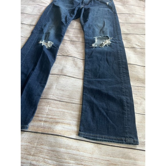 7 for all Mankind Men's Slimmy Jeans Distressed Size 30 - Picture 3 of 8